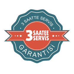 3 Saatte Servis Garantisi